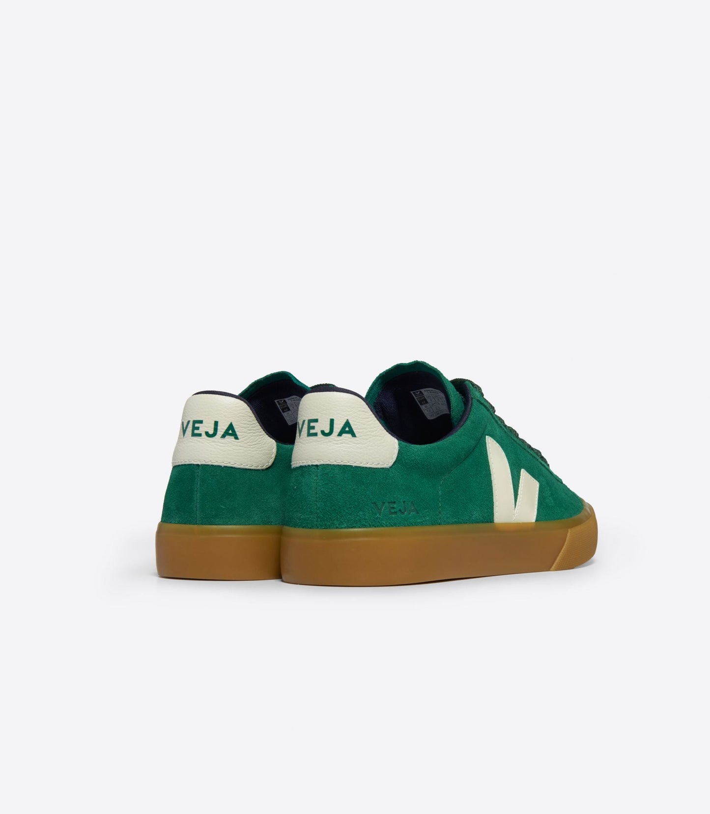 Baskets en daim et cuir sans chrome | vert "campo bold suede golf pierre"