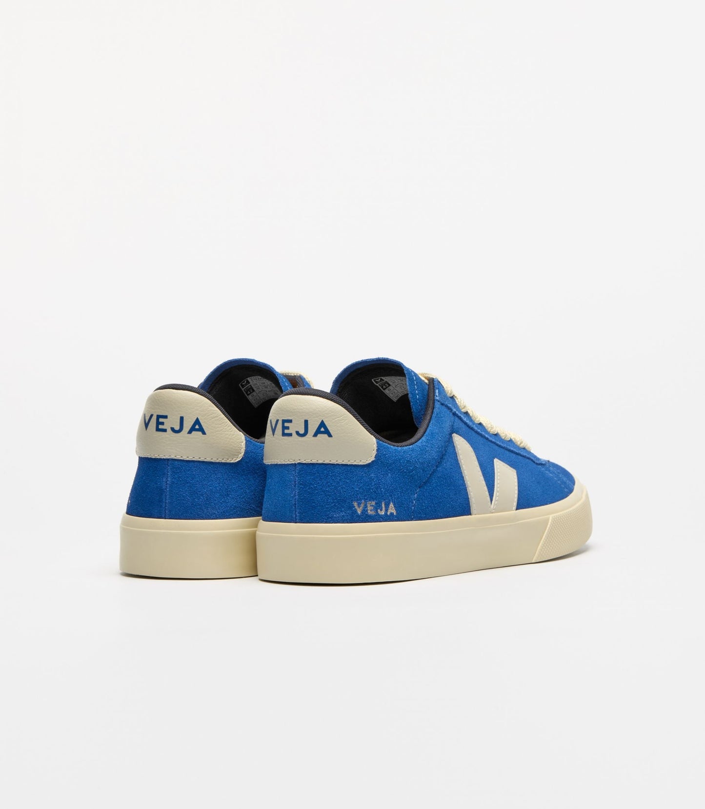 Baskets en suède | bleu "campo indigo pierre"