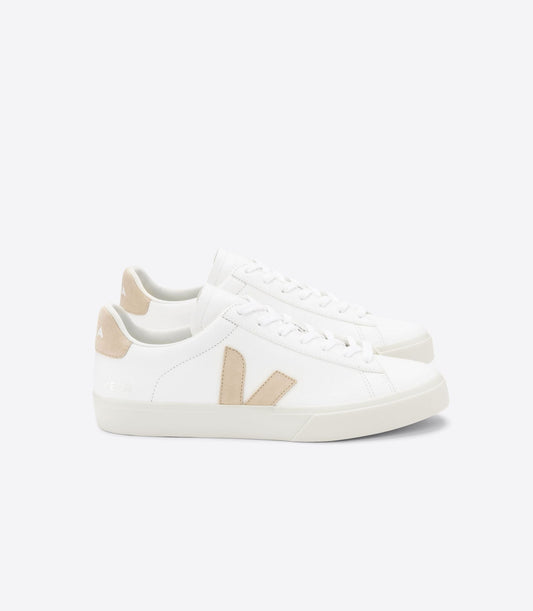 Baskets en cuir sans chrome | beige "campo chromefree leather white almond"