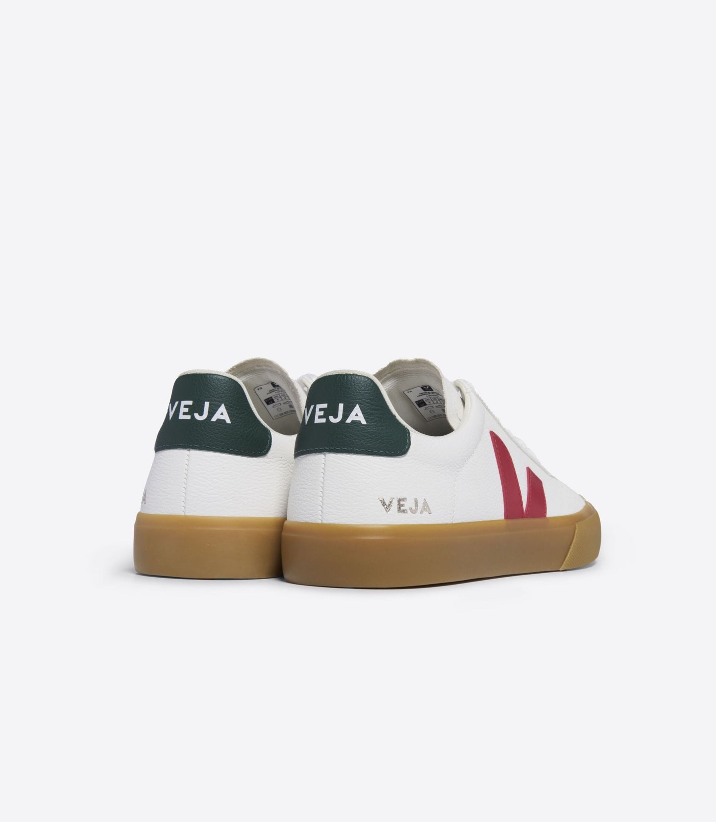 Baskets en cuir chromefree | blanc et rouge "campo extra-white pekin poker"