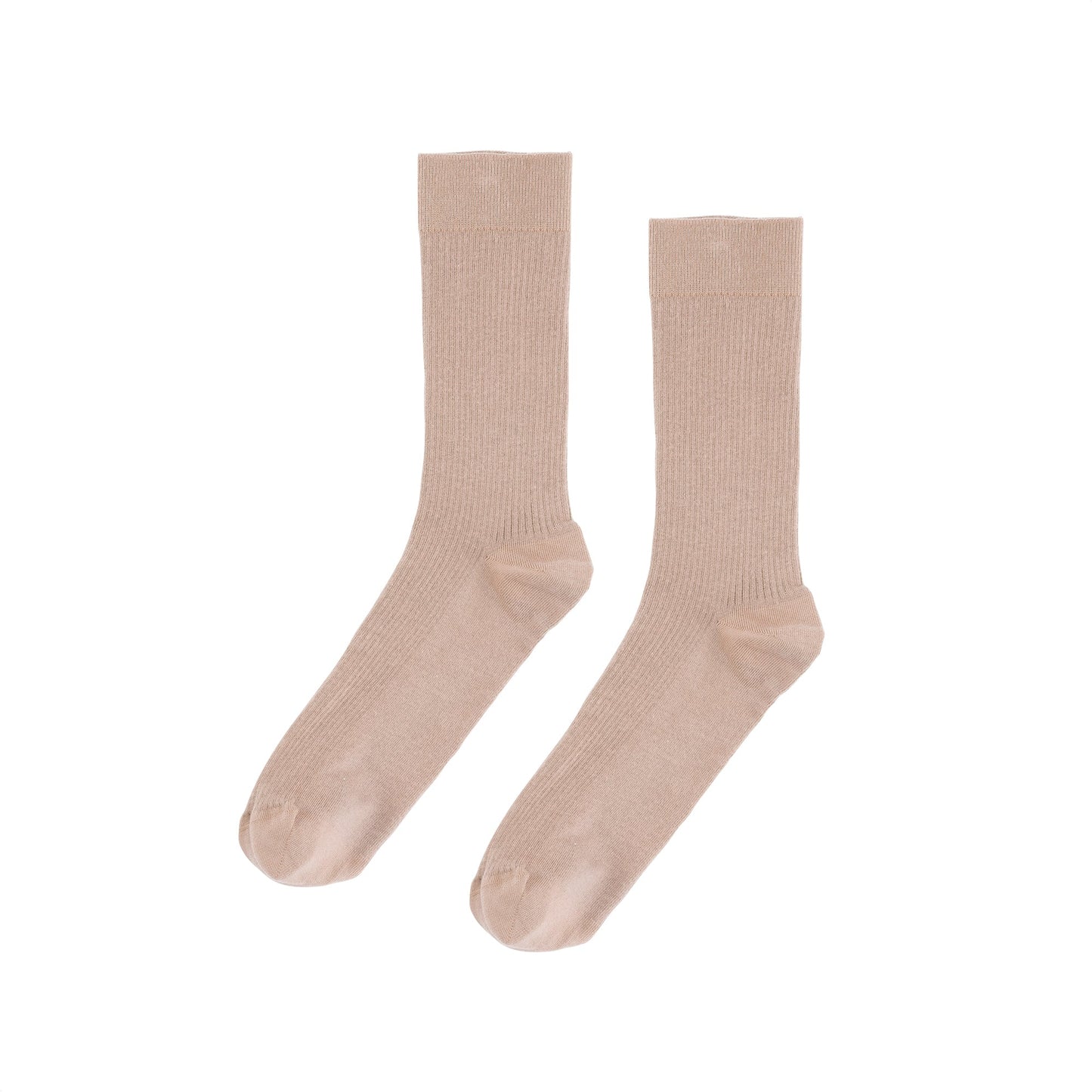 Chaussettes hautes en coton bio | beige "Desert Khaki"