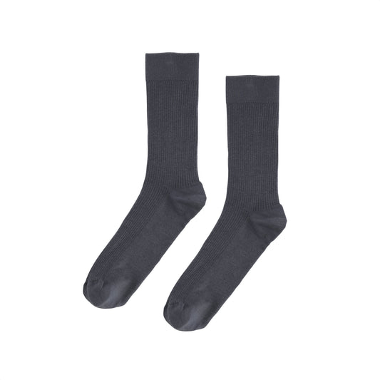 Chaussettes en coton bio | gris "Lava Grey"