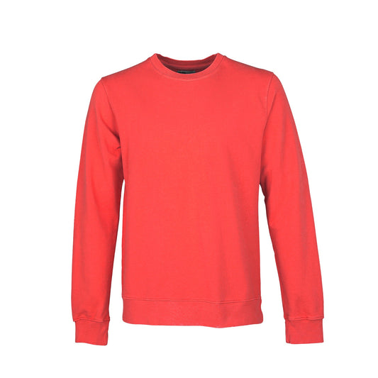 Sweat en coton bio | rouge "red tangerine"