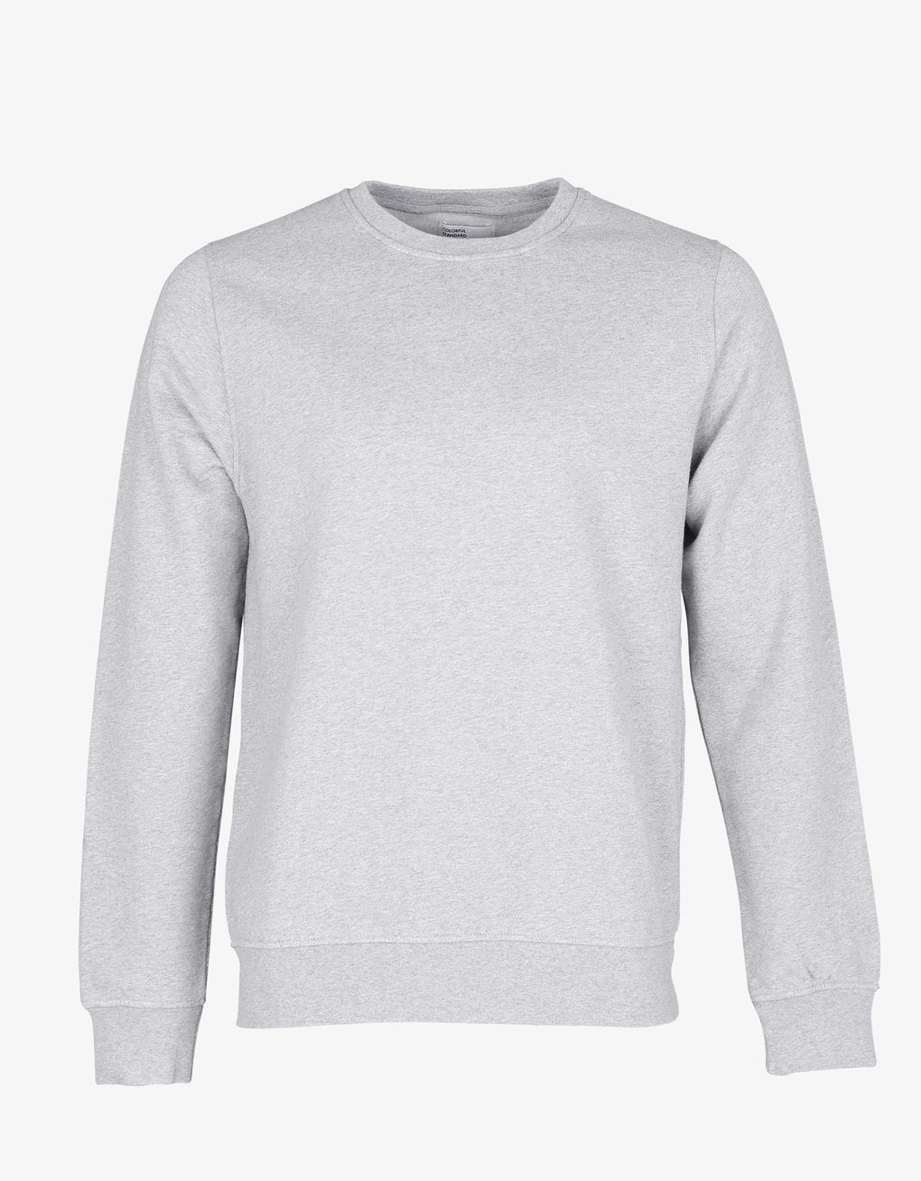 Sweat en coton bio | gris "Snow melange"