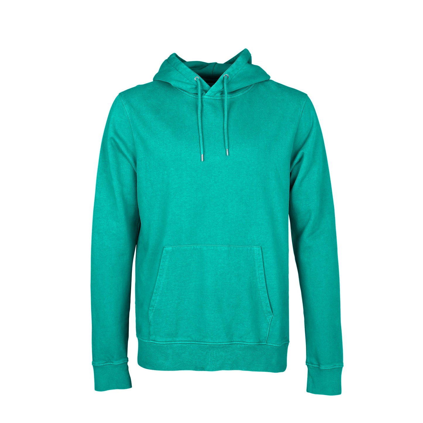 Sweat à capuche en coton bio | Bleu turquoise "tropical sea"