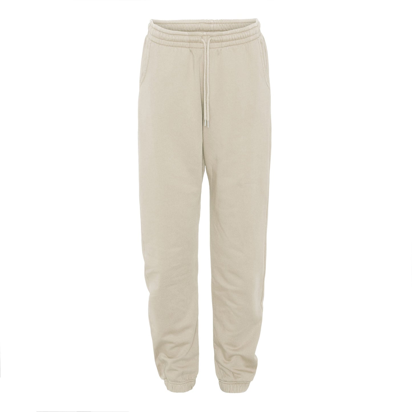 Jogging mixte écru en coton bio - Ivory white