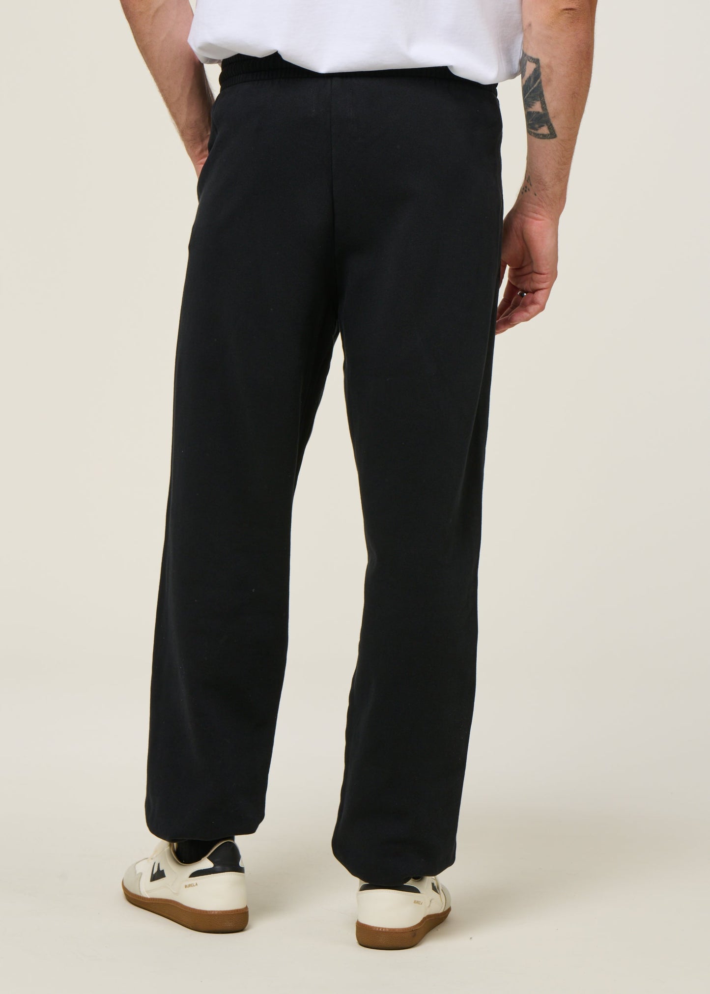 Jogging en coton bio | noir "Deep black"