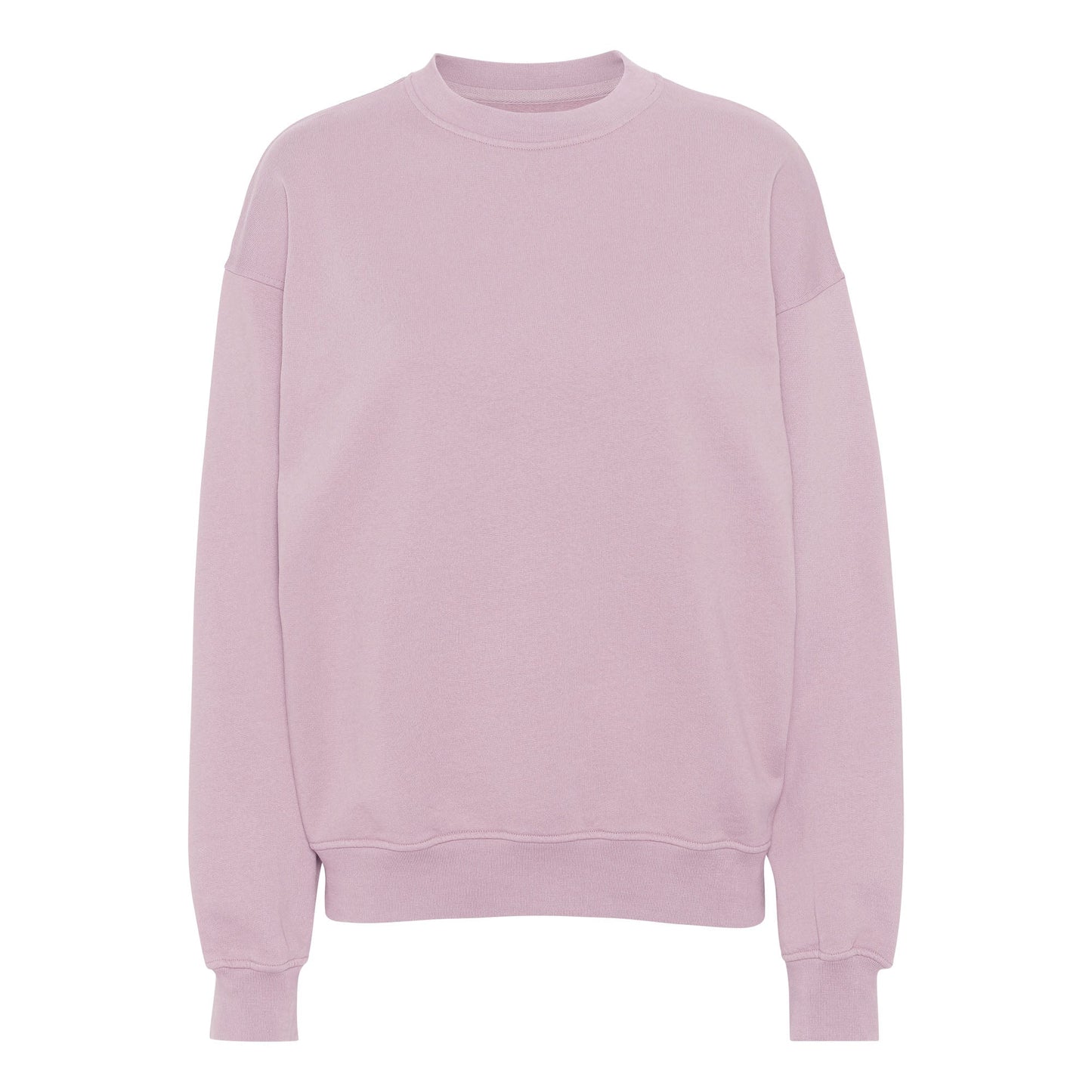 Sweat mixte oversize en coton bio | rose "faded pink"
