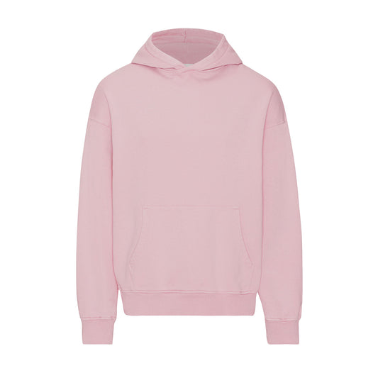 Sweat à capuche oversize en coton bio | rose "faded pink"