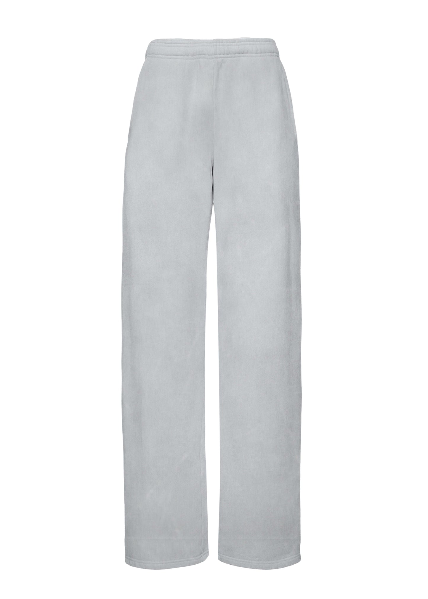 Jogging ample en coton bio | gris clair "organic straight leg sweatpants - faded grey"