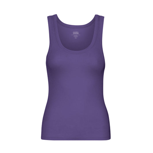 Débardeur en coton biologique | violet "women organic rib tank top - ultra violet"