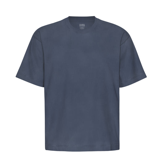 T-shirt oversize en coton bio | bleu "oversized organic t-shirt neptune blue"