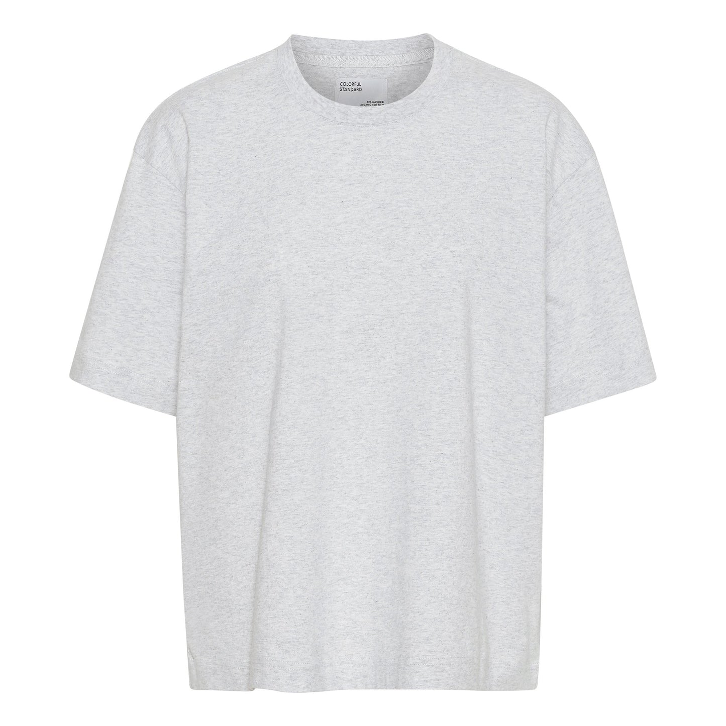 T-shirt oversize en coton bio | gris "women oversized t-shirt snow melange"