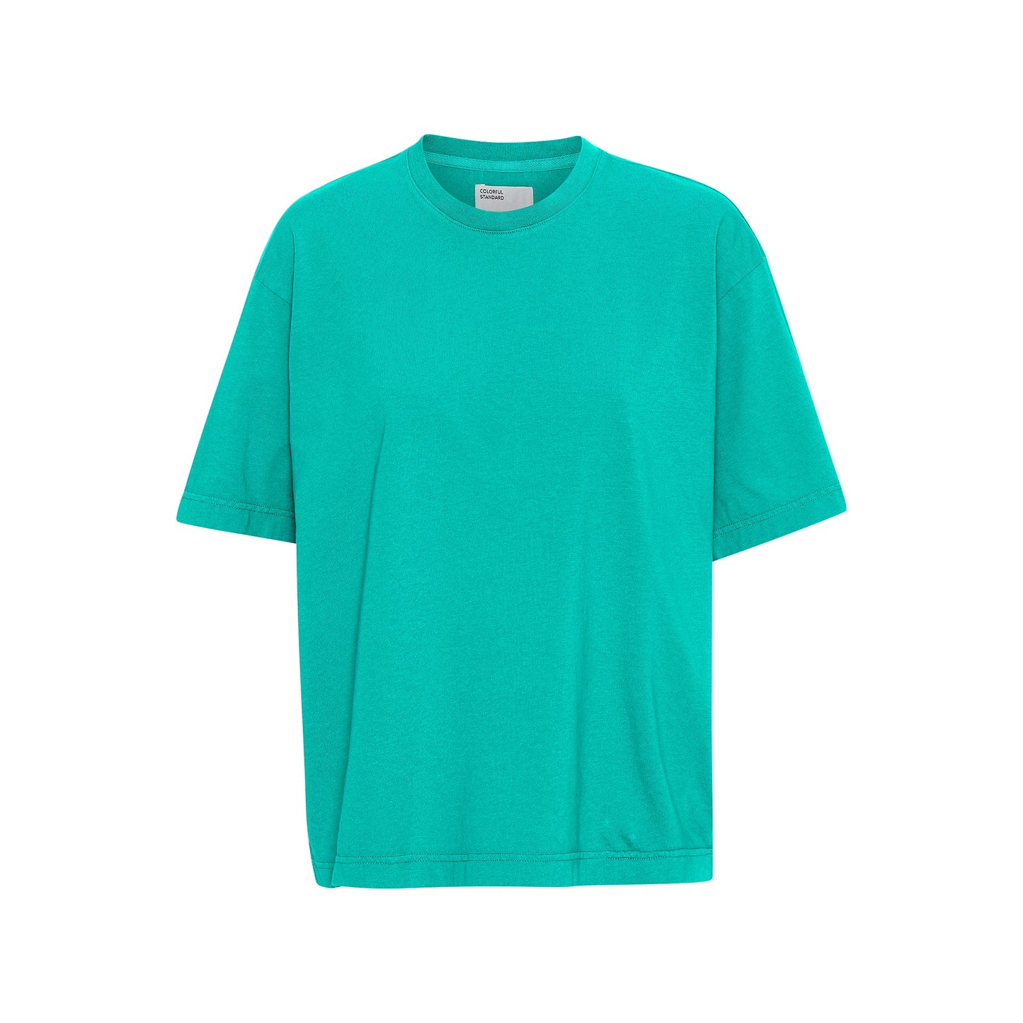 T-shirt oversize en coton bio | bleu "tropical sea"