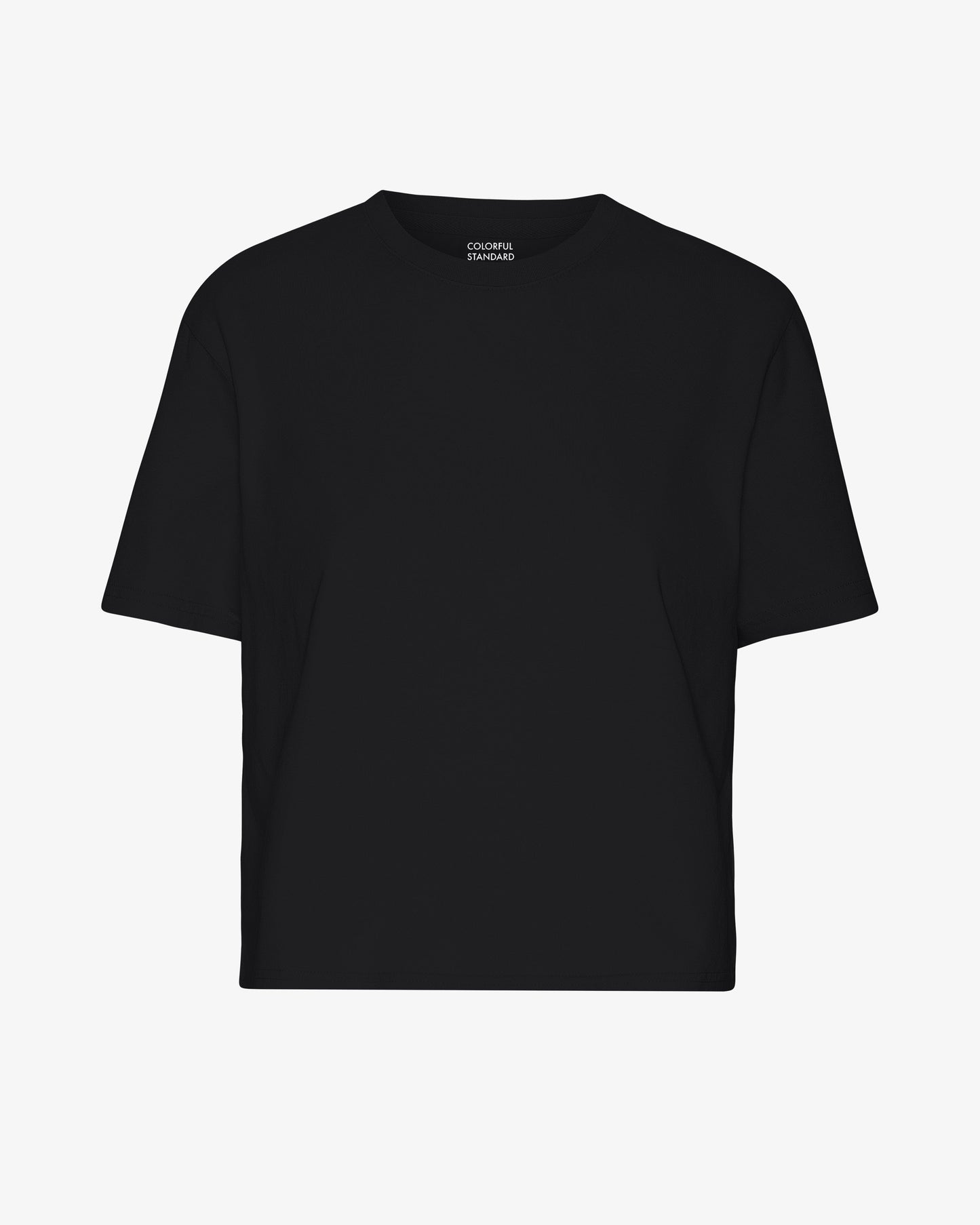 T-shirt en coton bio | noir "deep black"