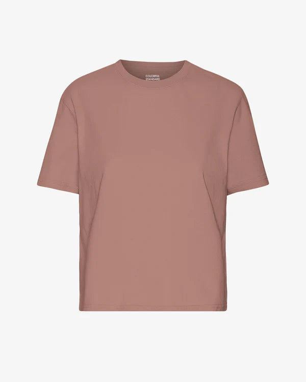 T-shirt en coton bio | rose "rosewood mist"