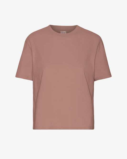 T-shirt en coton bio | rose "rosewood mist"