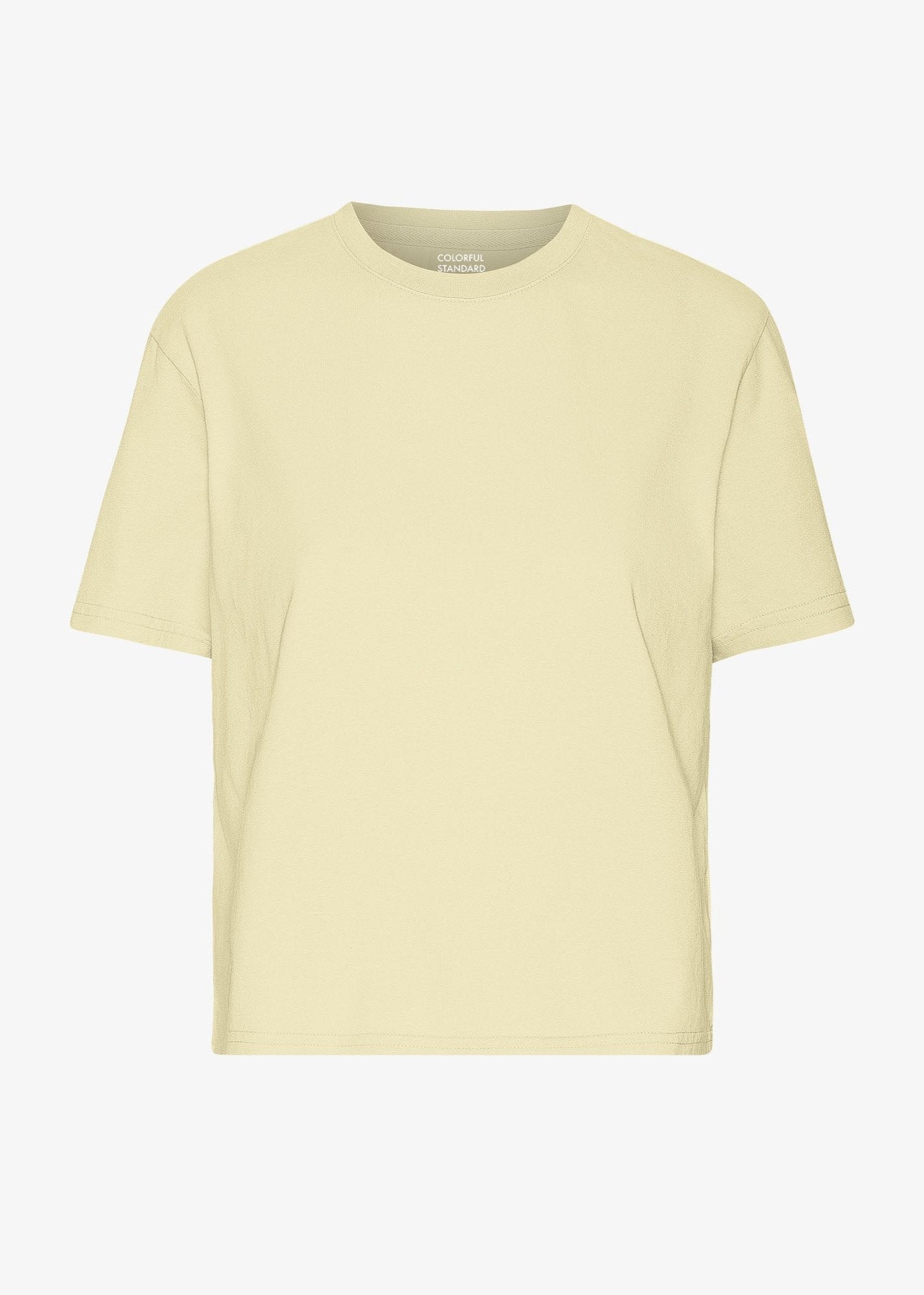 T-shirt en coton bio | jaune clair "soft yellow"