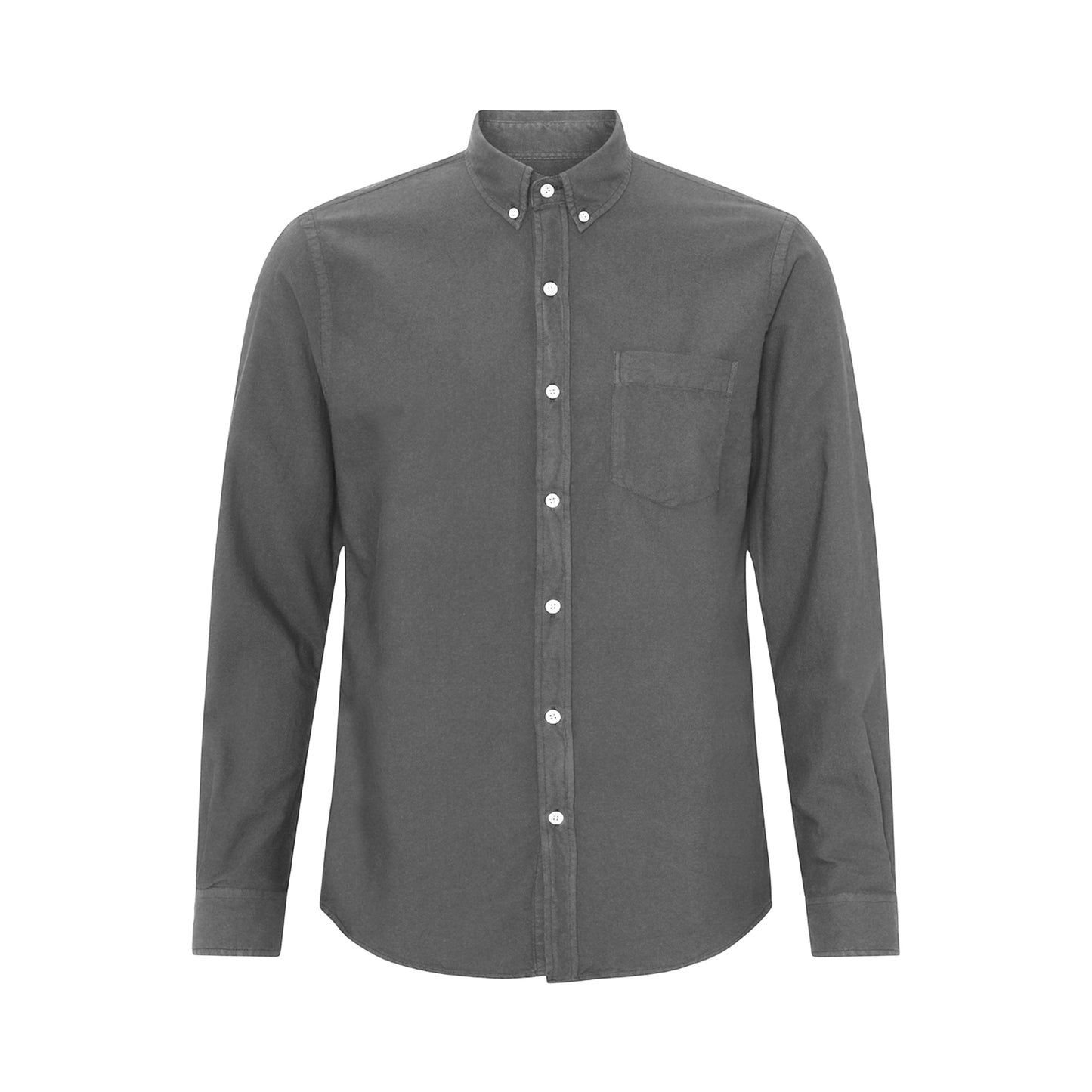 Chemise en coton bio | gris "storm grey"
