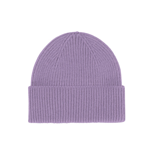 Bonnet en laine mérinos recyclée | violet "merino wool beanie - purple haze"