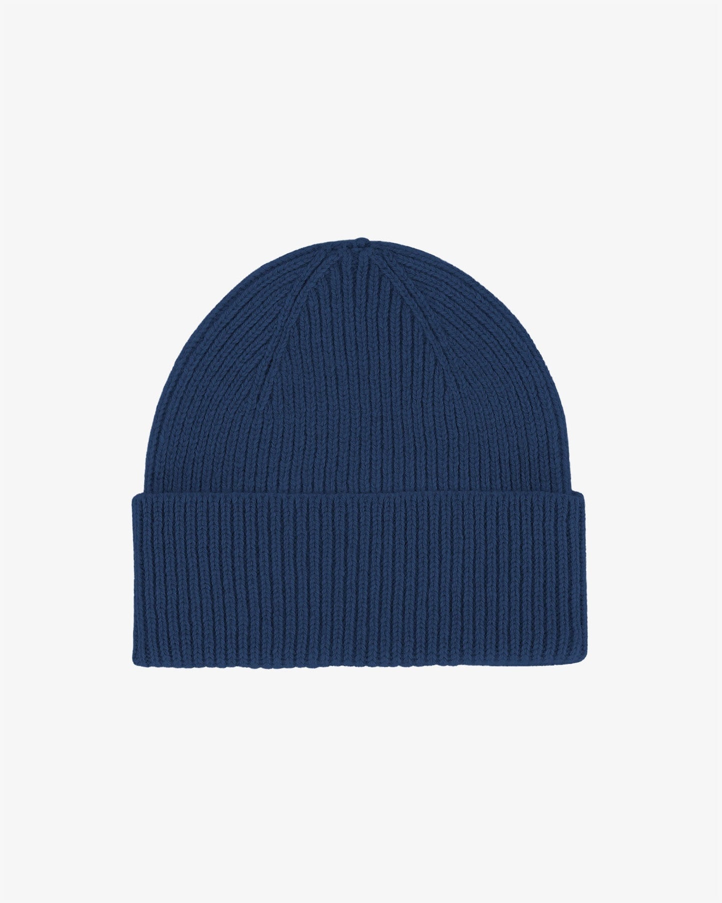 Coffret cadeau bonnet/écharpe en laine mérinos recyclée  - marine blue - coffret n°4