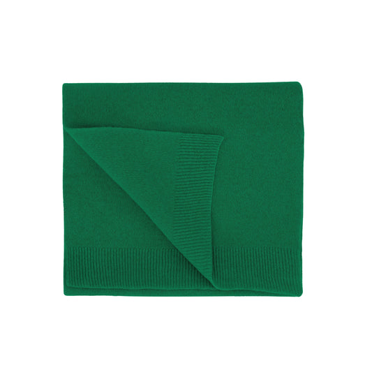 Écharpe en laine mérinos recyclée | vert "merino wool scarf - kelly green"