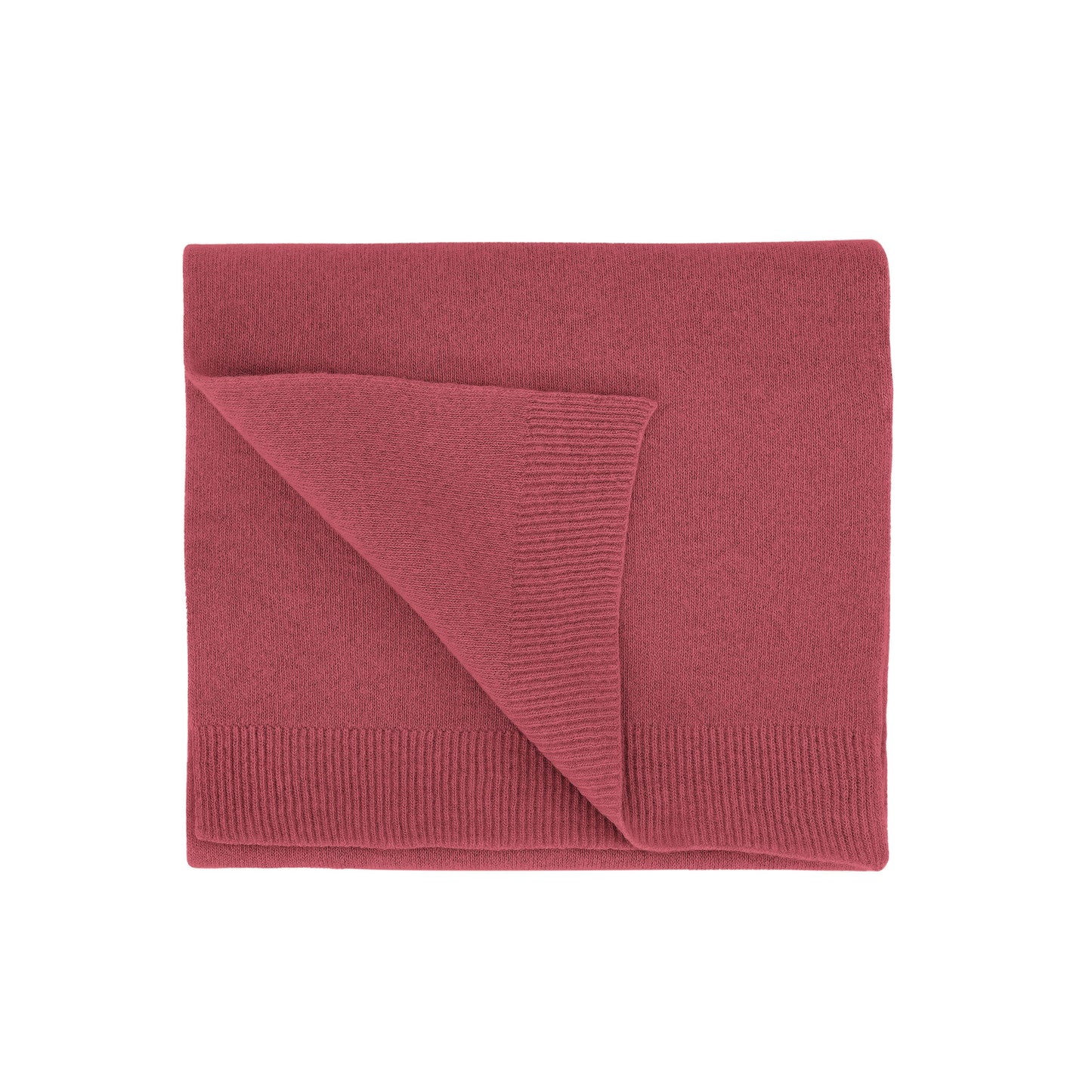 Écharpe en laine mérinos recyclée | rose "merino wool scarf - raspberry pink"