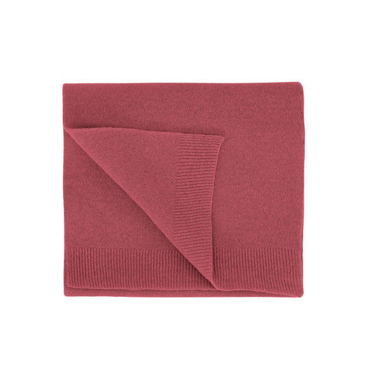 Écharpe en laine mérinos recyclée | rose "merino wool scarf - raspberry pink"