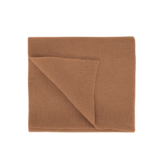 Écharpe en laine mérinos recyclée | Camel "sahara camel"