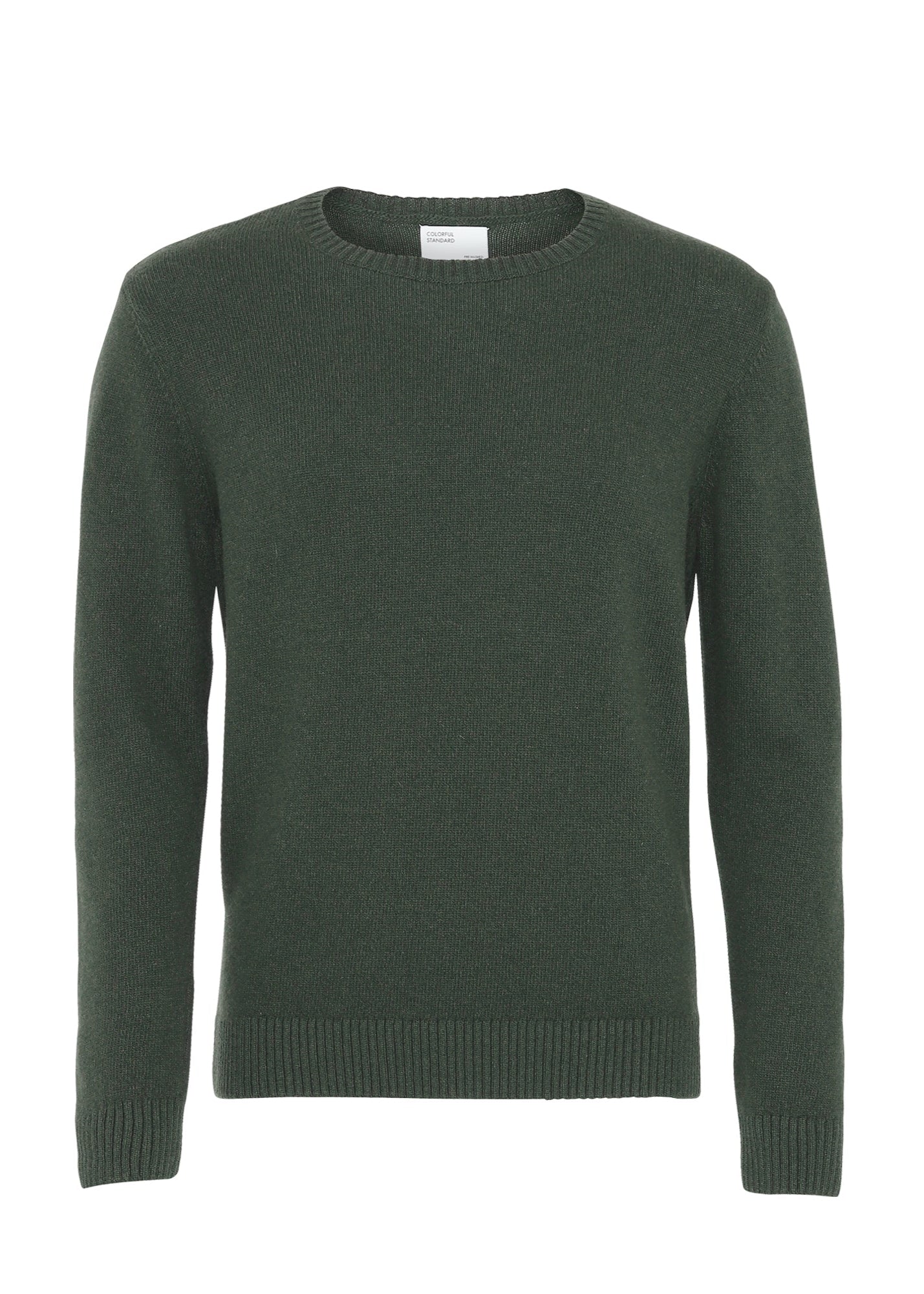 Pull vert en laine mérinos recyclée - emerald green