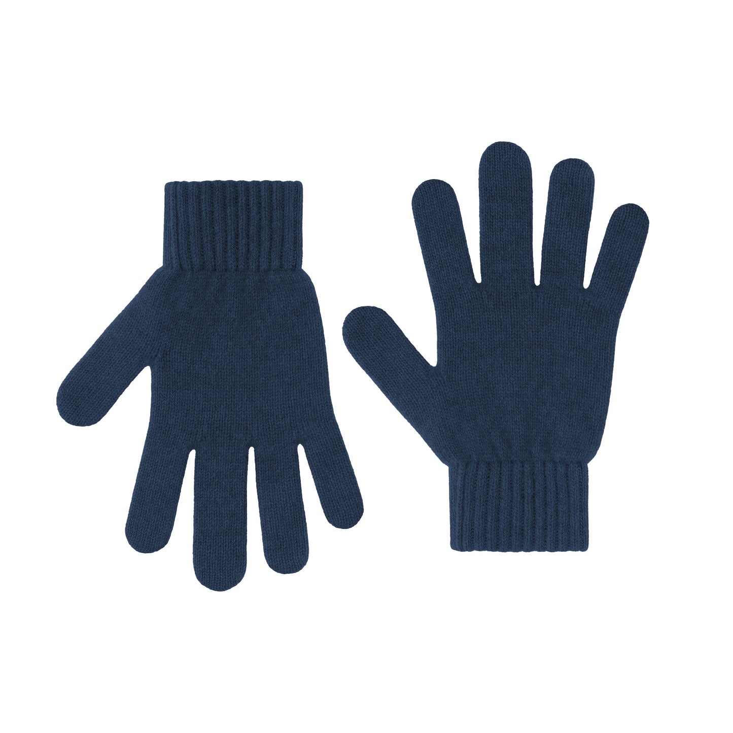 Gants en laine mérinos recyclée | bleu "merino wool gloves - royal blue"