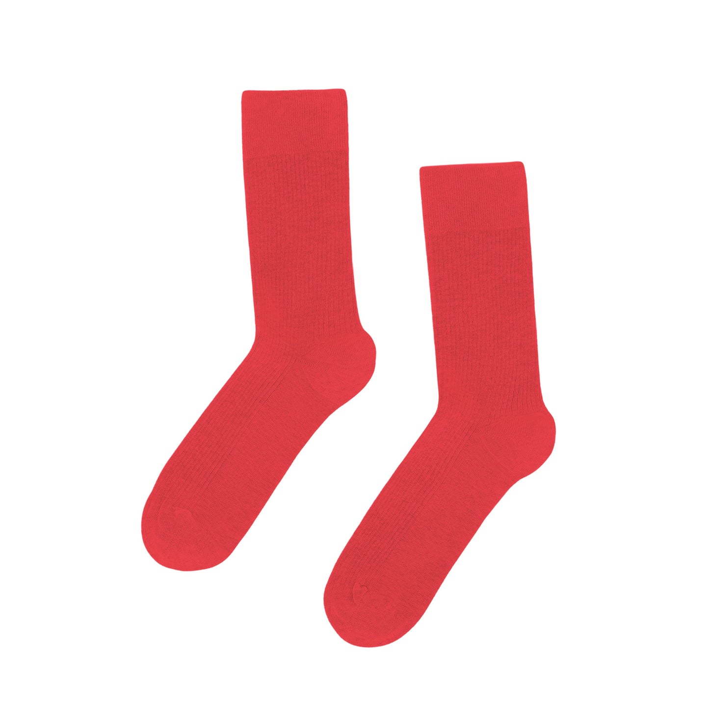 Chaussettes en coton biologique | orange "red tangerine"