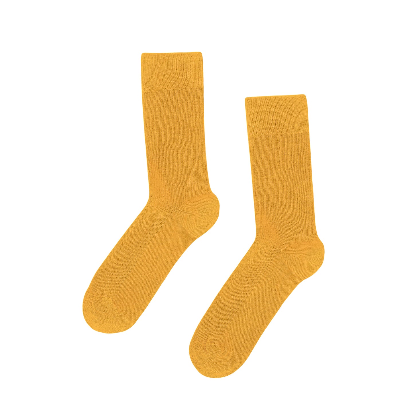 Chaussettes en coton bio | jaune - burned yellow