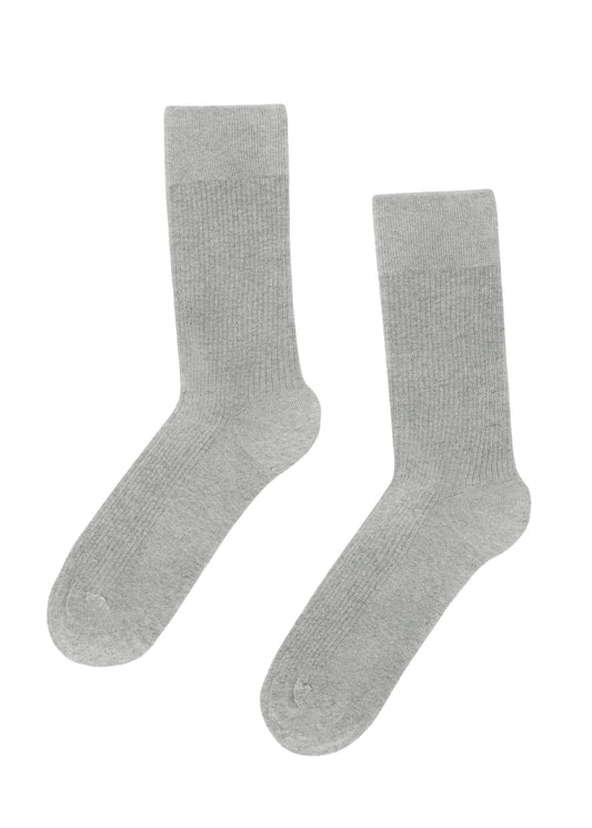 Chaussettes en coton bio | gris - heather grey
