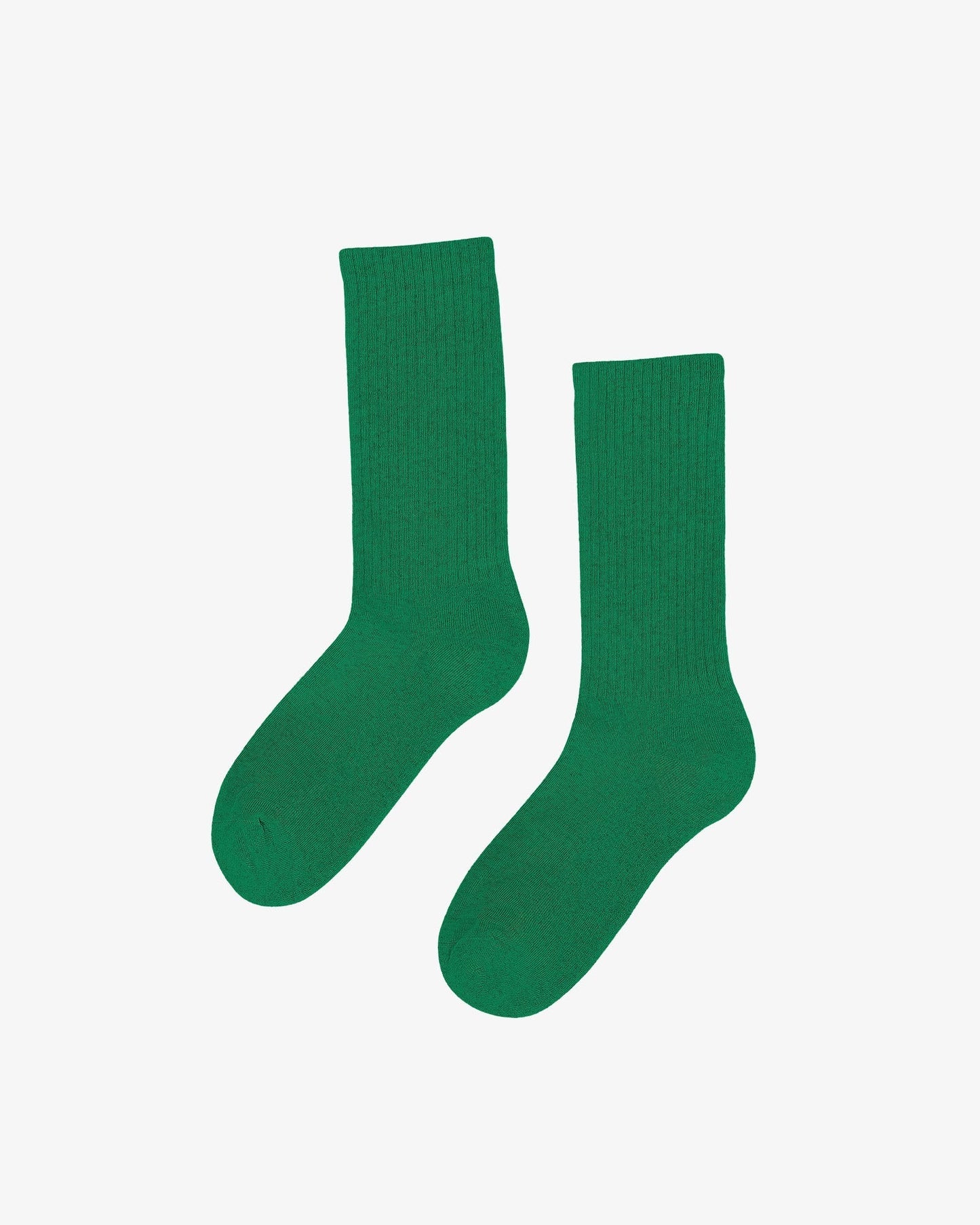 Chaussettes hautes en coton bio | vert "kelly green"