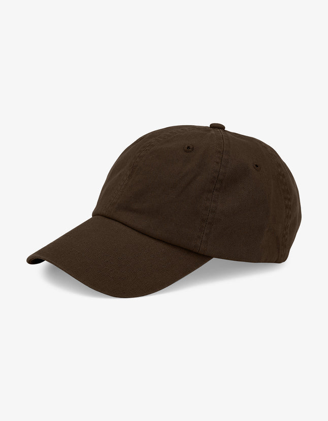 Casquette marron en coton bio - cap coffee brown