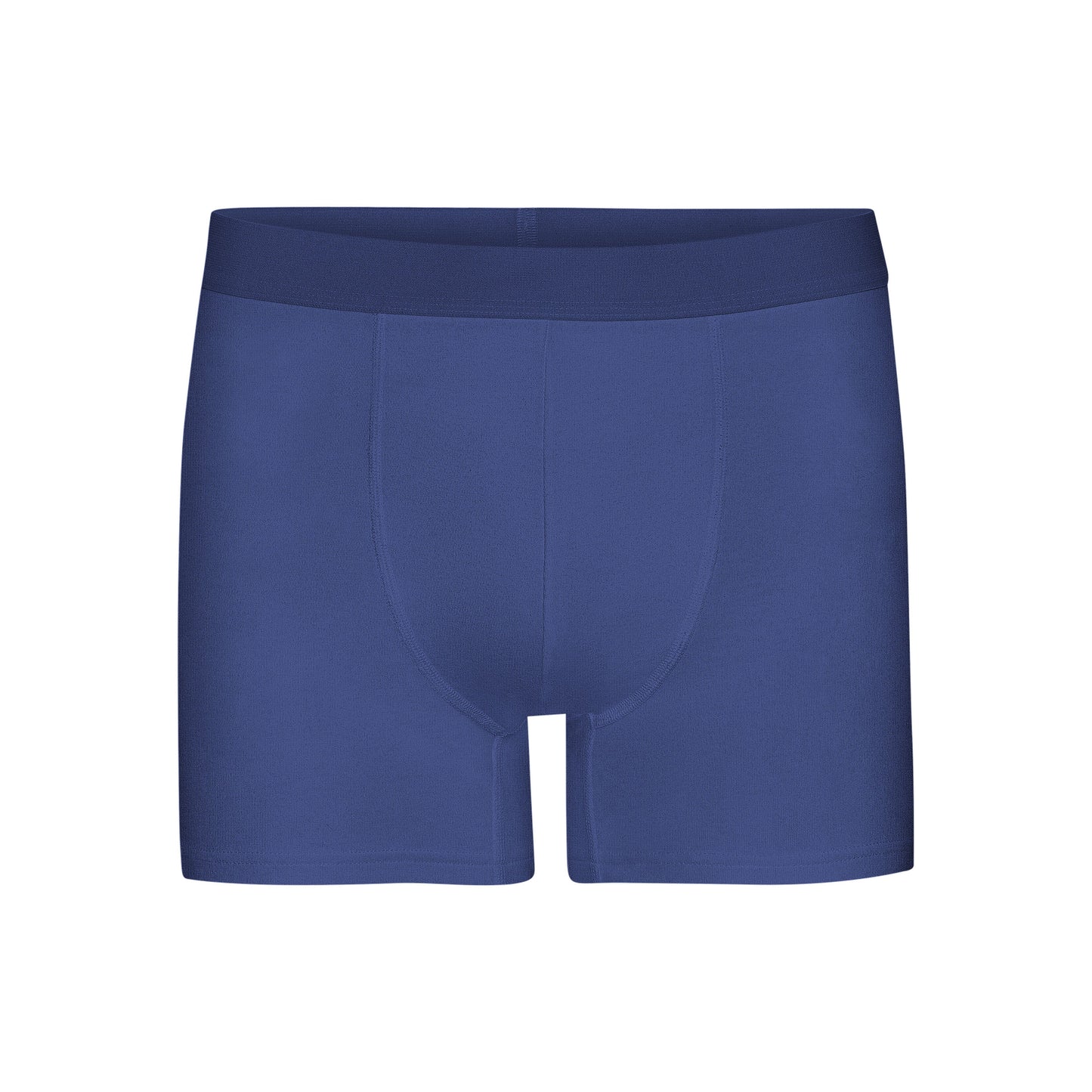 Boxer uni en coton bio | bleu "marine blue"