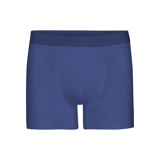 Boxer uni en coton bio | bleu "marine blue"