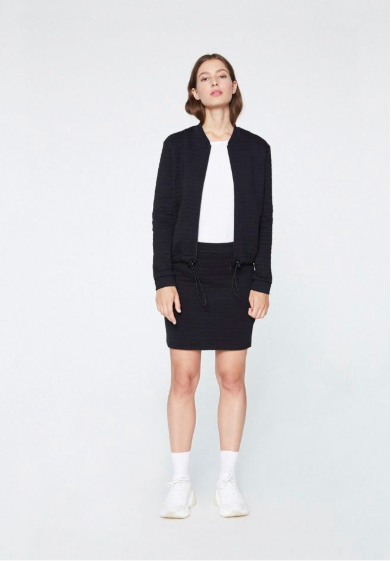 Jupe en coton bio noire