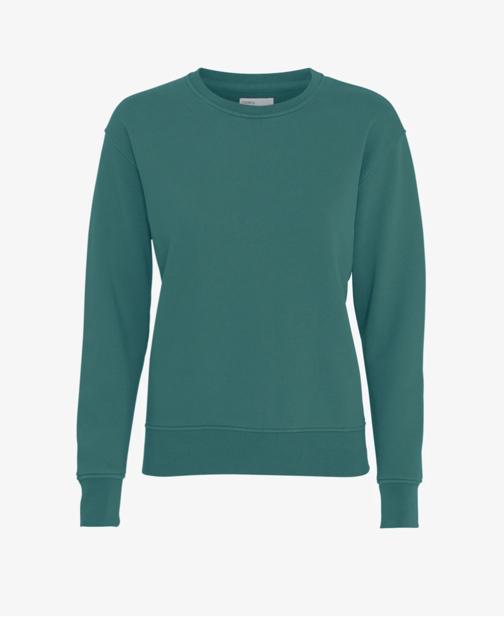 Sweat femme en coton bio | vert turquoise "Ocean green"