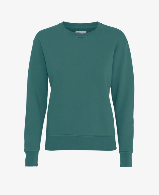 Sweat femme en coton bio | vert turquoise "Ocean green"