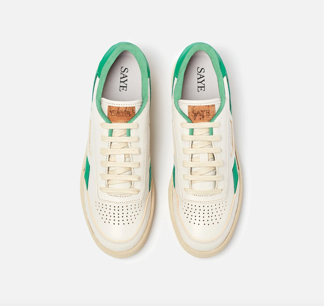 Baskets en recyclé - modelo '89 leather green