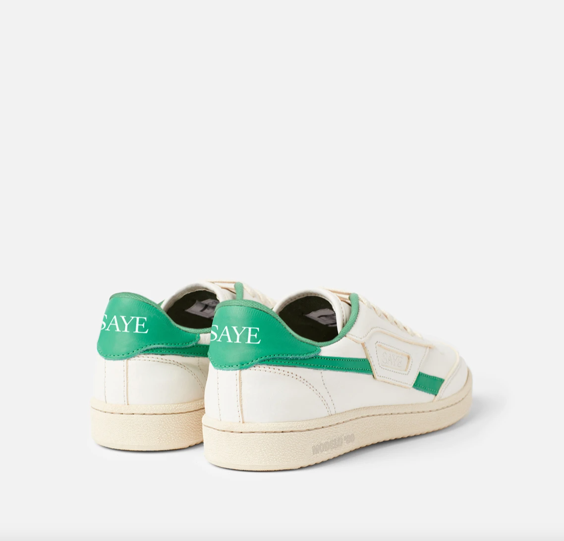 Baskets en recyclé - modelo '89 leather green
