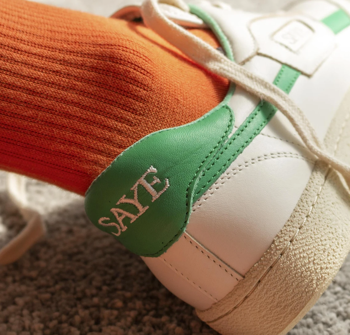 Baskets en recyclé - modelo '89 leather green