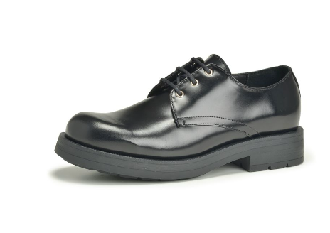 Chaussure made in france en cuir certifié | noir "chemin b2 noir"