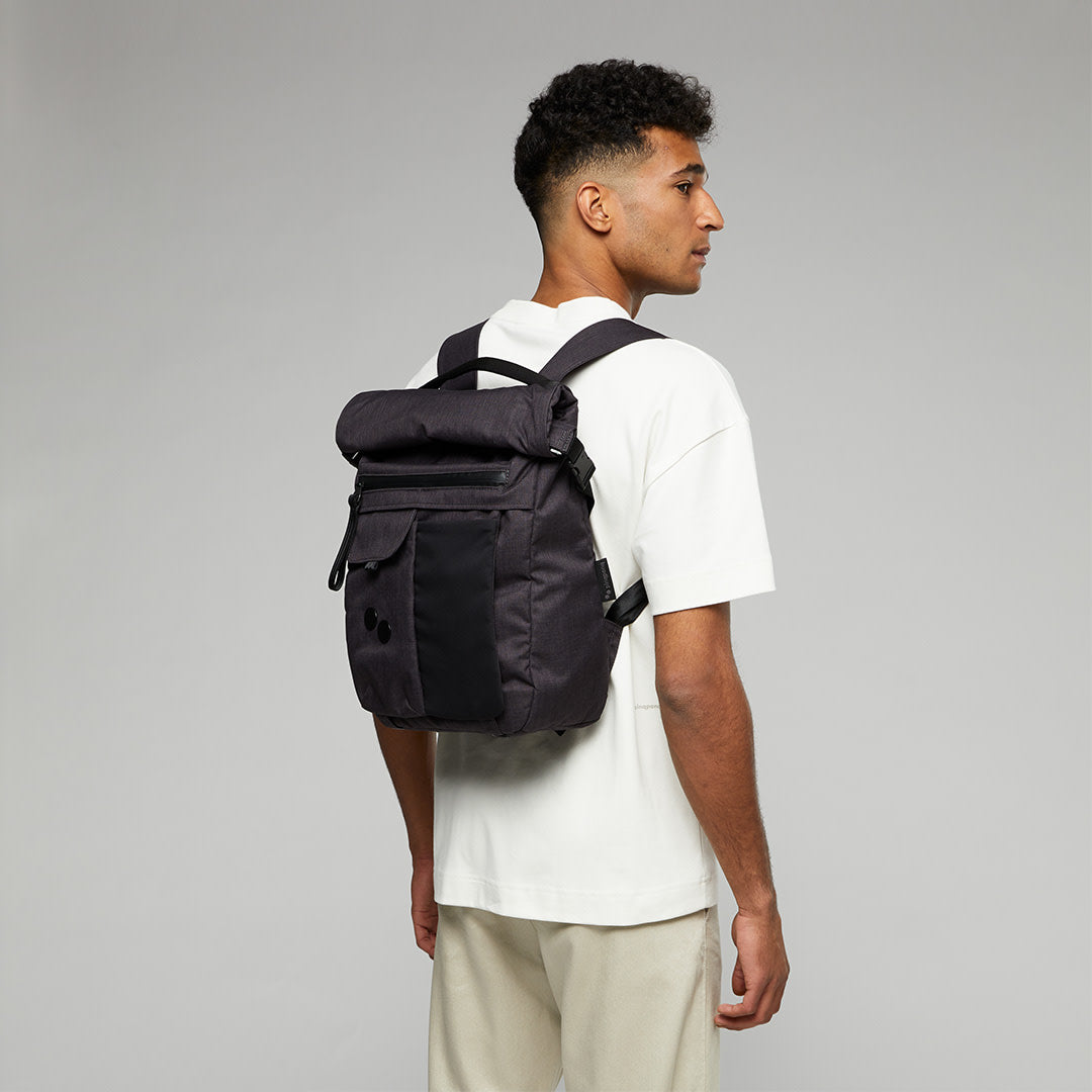 Sac à dos anthracite recyclé - Carrik anthracite melange