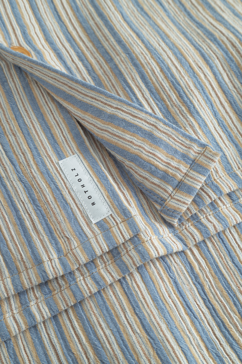 Chemise en coton bio | rayé "casual shirt - multi stripe"