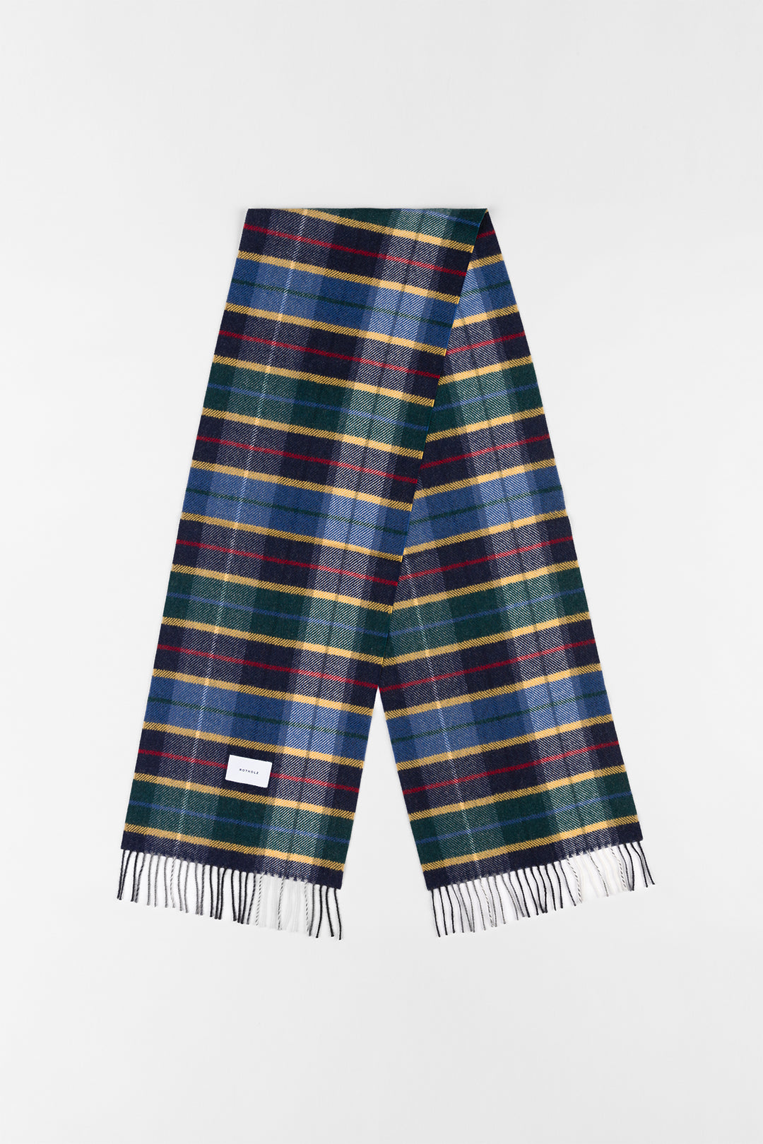 Écharpe en laine mérinos bio | Carreaux "merino wool scarf checked"
