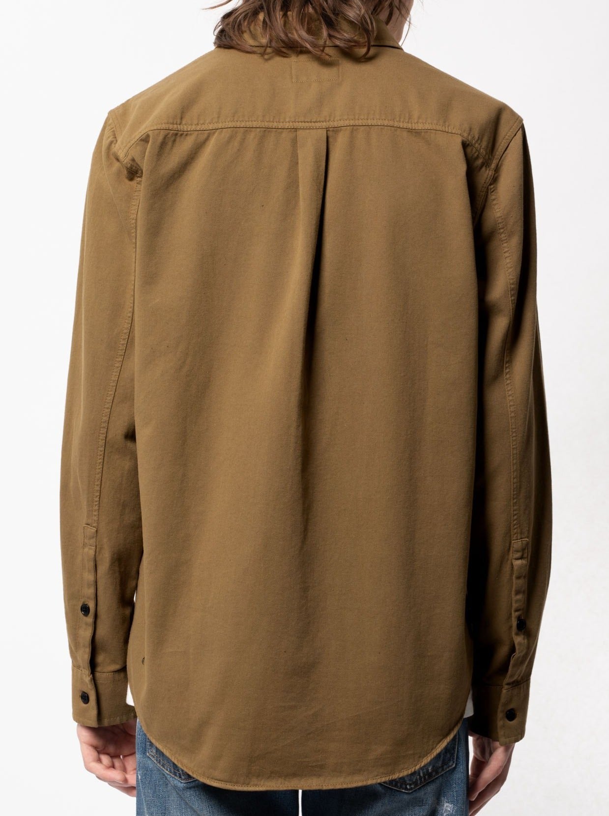 Chemise camel en coton bio - Chet