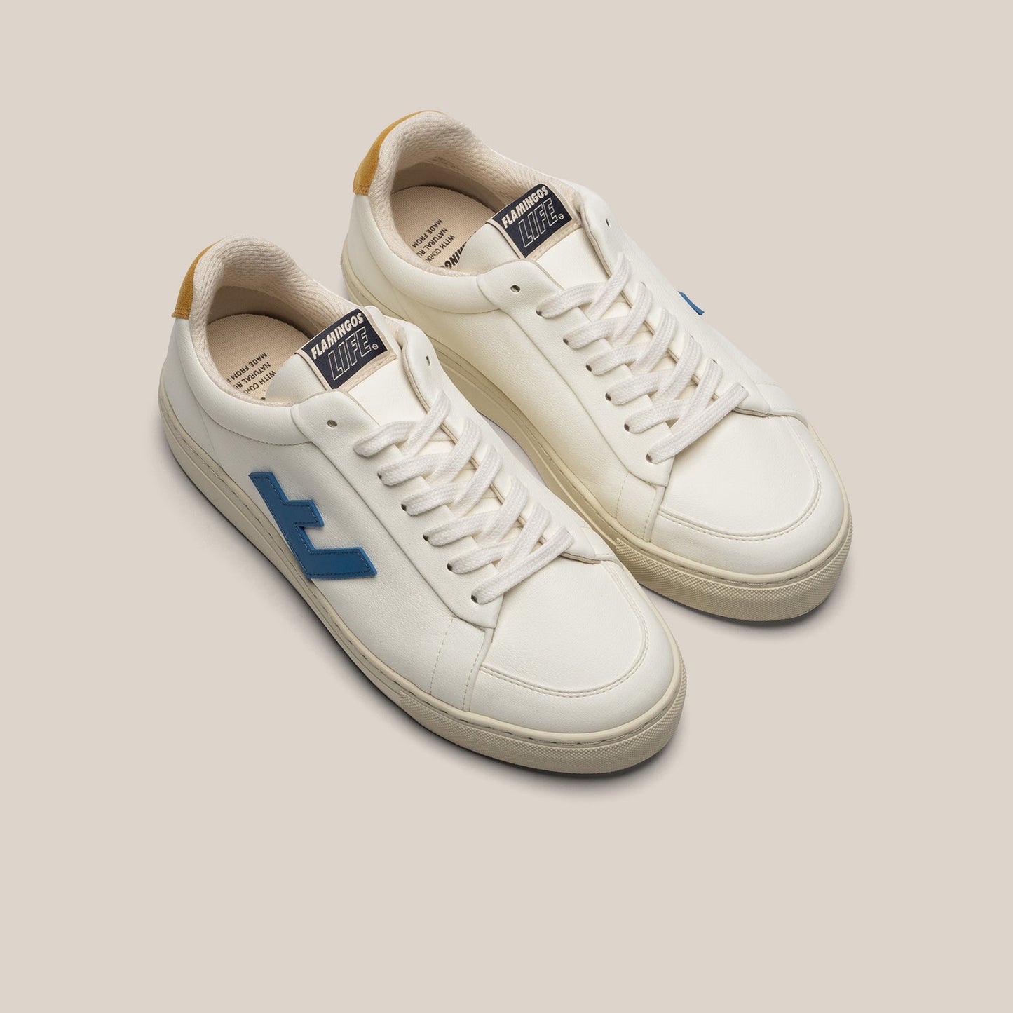 Baskets vegan - classic 70s off white indaco shade grey
